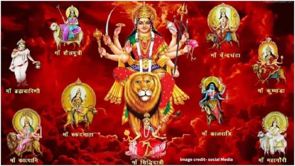 Navratri nine days davi list